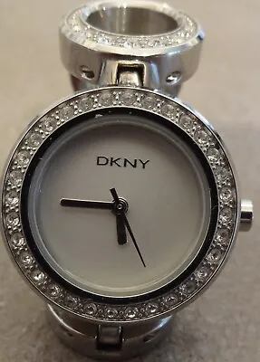 £29.99 • Buy Ladies' DKNY Stainless Steel Bracelet Watch With Silver Dial And Crystal Accents