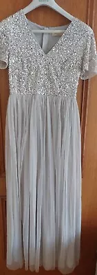 Stunning Maya Prom/occasion Dress UK10 Petite • £0.99