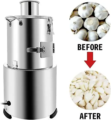 $166.23 • Buy 110V Household Commercial Garlic Peeling Machine Electric Garlic Peeler 15kg/h