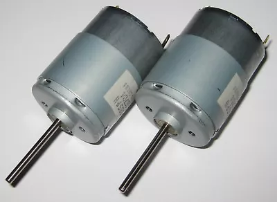 2 X Mabuchi RS-385PH Motor - Long Shaft 2.3mm - 12V DC - Model Train Hobby Motor • $10.95