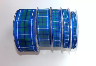 Tartan Ribbon By Berisfords Douglas Choose From 5 Widths And 3 Lengths • £1.60