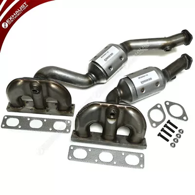 BMW Z3 Manifold Catalytic Converters 2001-2002 Front And Rear 2 Pieces • $339.85