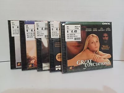 Lot Of 5 Obsolete Format DIVX Player Movies Two Girls And A Guy Apollo 13 READ • $19