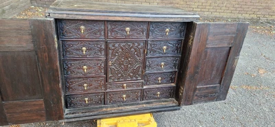 £400 • Buy William And Mary Oak Merchant Cabinet Of Drawers