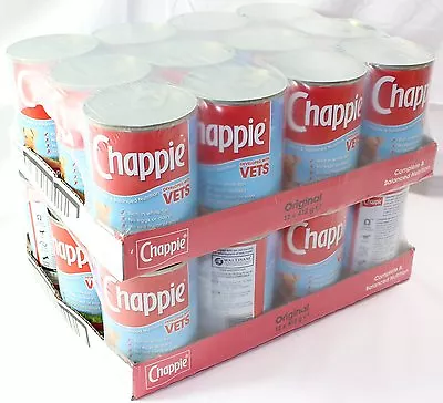  Chappie Original Dog Food (412g) X 24 Vet Recommended Fast Free Courier • £45.99