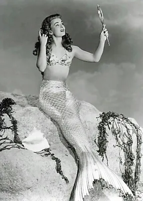 Vintage Photo ... Hollywood Actress Mermaid  Sea Nymph ... Photo Print 5x7 • $4.99