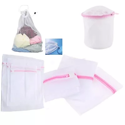 Laundry Washing Bags Mesh Machine Wash Net Lingerie Undergarment Delicate Cloth • £3.99