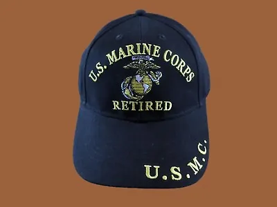 U.S Military Marine Corps Retired Embroidered USMC Licensed Baseball Hat Cap  • $15.98
