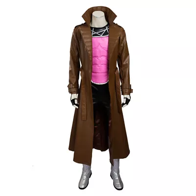 $40.26 • Buy X-Men Gambit Cosplay Costume Outfit Mens Halloween Costume Set Custome Made Lot