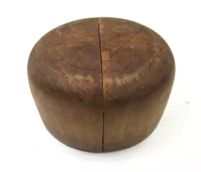 Vintage Antique Wood Hat Mold Millinery Hat Makers Block • $90