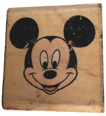 Disney Rubber Stampede Rubber Stamp Mickeys Portrait Mickey Mouse Face Cartoon • $4.49