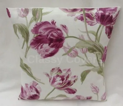 Lovely Laura Ashley Designer Cushion Cover  GOSFORD  BERRY Fabric Various Sizes • £15.95