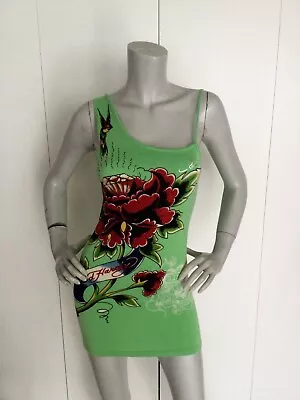 Ed Hardy By Christian Audigier Love Kills Slowly One Shoulder Dress Size S • $74.99