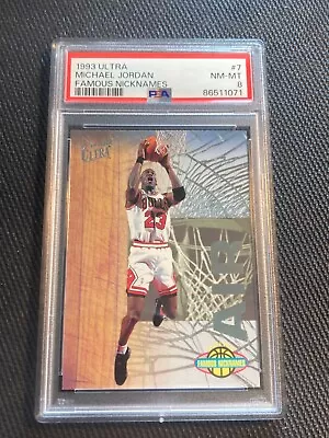 1993 Ultra Michael Jordan Famous Nicknames - PSA 8! • $59