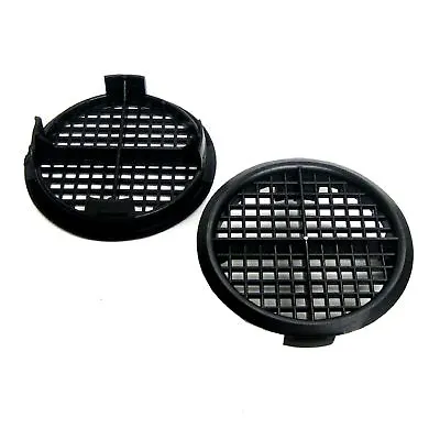 8 X Black Plastic 70mm Round Soffit Air Vents UPVC Push Fit Eaves Disc Fascia • £6.79