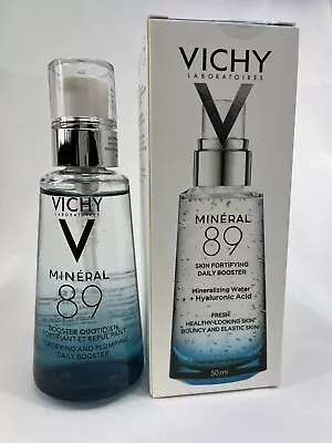 Vichy Mineral 89 Skin Fortifying Daily Booster 50ml 1.7oz Hyaluronic Acid • $24.99