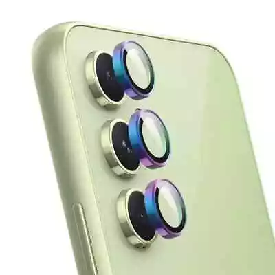 Metal Ring Camera Full Cover Glass Lens Protector For Samsung A14 A34 A54 • $5.99