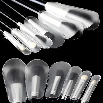 6pcs/set Make Up Cosmetic Brushes Guards Cover Storage Bag Protector MOR • $1.23