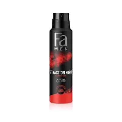 Fa Men ATTRACTION FORCE Spray Deodorant With Seductive Scent 150ml FREE SHIP • $9.29