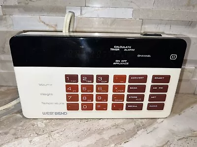 Vintage West Bend Kitchen Controller Mult-function Advanced Appliance BAD BOX • $50