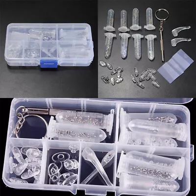 $7.25 • Buy Glasses Sunglasses Eye Glass Repair Kit Screws Nuts Pads Optical Tool Part Set 