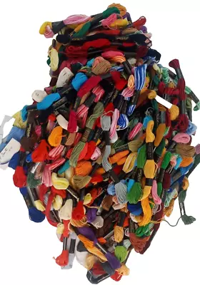 J & P Coats Embroidery Floss Lot Of 220 Thread NEW UNUSED Assorted Colors Cotton • $29.95