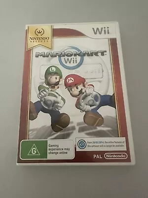 Mario Kart Wii Nintendo Wii PAL - VGC Complete With Manual Free Postage • $32.50