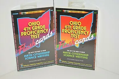 U PICK OHIO Proficiency TEST FLASH CARDS 4th & 6th Grade Math Science WRITING • $7.98