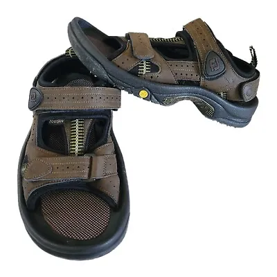 Footjoy Men's Leather Golf Sandals Hook & Loop Adjustable Closure Soft Spike 8M • $26