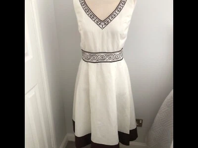£13 • Buy Size 14  JESSICA Howard  Cream Wedding Guest Linen Dress