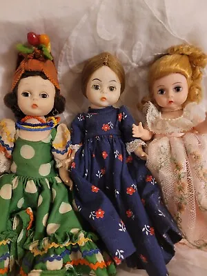 Lot Of 3 Vintage M. Alexander Dolls *Brazil Betsy Ross & Wendy Loves Her Sunday • $12.99