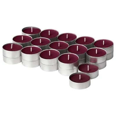 IKEA STÖRTSKÖN Scented Tealight Berries/red 3.5 Hr 30 Pack Candles • £10.99