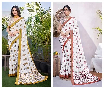 Designer Bollywood Party Wear Blouse Ethnic Sari Indian Pakistani Saree Wedding • £17.63