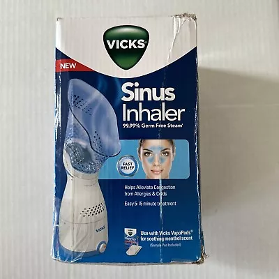 Vicks Personal Sinus Steam Inhaler With Soft Face Mask VIH200- Brand New • $32.99