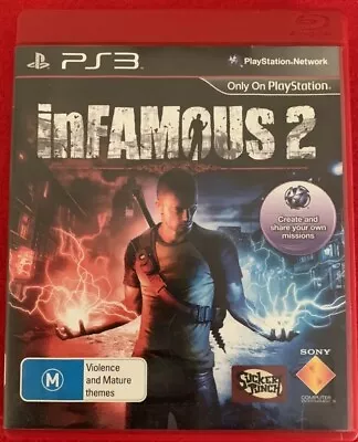 Infamous 2 (Sony PlayStation 3 2011) Complete With Manual • $17