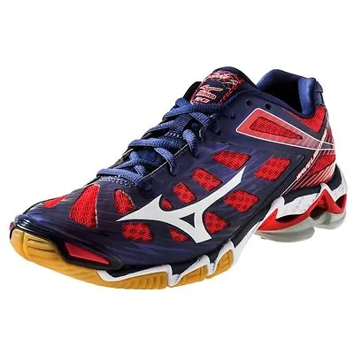 Mizuno Wave Lightning RX3 Men's Navy Red Volleyball Shoes 430169.5110 NEW • $22.99