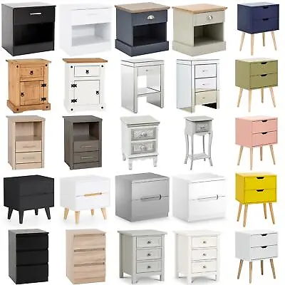 £55.99 • Buy Bedside Table Side End Table Chest Of Drawers Dresser Desk Night Stand Cabinet