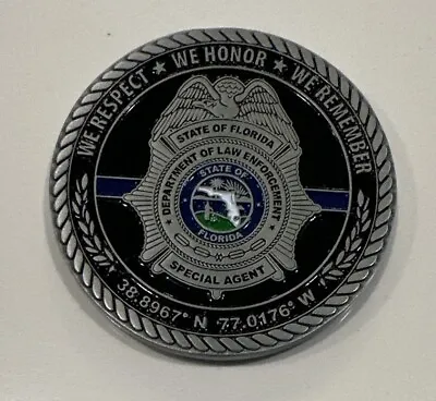 Florida Department Of Law Enforcement Special Agent Police Challenge Coin • $15