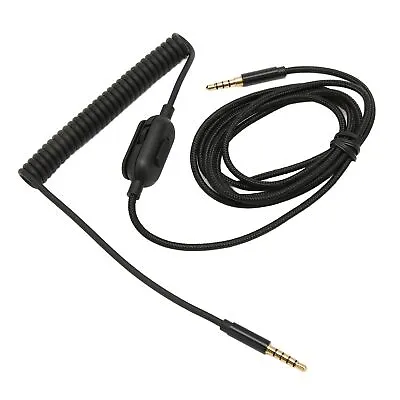 £17.61 • Buy Headphone Coiled Cable 6.6ft Adjustable Volume Replacement Sound Spring Cabl BDY