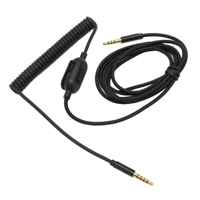 £17.61 • Buy Headphone Coiled Cable 6.6ft Adjustable Volume Replacement Sound Spring Cabl BDY