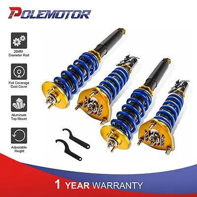 Full Coilover Strut Suspension Kit For 89-94 Nissan S13 240SX Adj.Height • $209.81