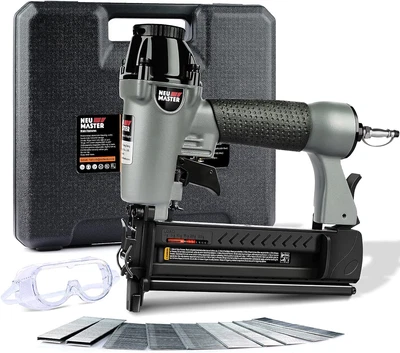 £53.70 • Buy Pneumatic 2-in-1 Air Brad Nailer Gun 50mm 18 Gauge With Nails, Staples, Glasses