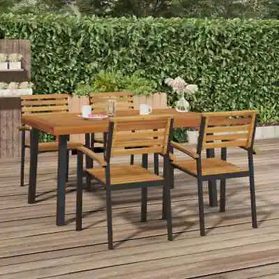 $307.99 • Buy Outdoor Table Camping Table Outdoor Dining Table Solid Wood Acacia VidaXL