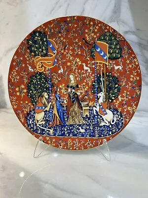 Vintage 1981 La Dame A La Licorne Haviland Limoges France Plate No 5 Limited Ed. • $74