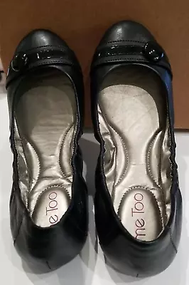 Me Too Women Black Flats With Black Button  US 7M • $18.25