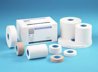 £4.55 • Buy Steroplast White Zinc Oxide Tape Sports Strapping Medical Clinical ZO 2.5cm X 5m