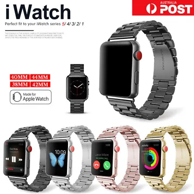 $13.99 • Buy For Apple Watch Ultra/ Series 8 7 SE Stainless Steel Watch Band 38/41/44/45/49mm