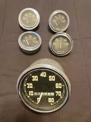 54-59 GMC Truck Vintage AC Speedometer And Dash Instruments Oil Water Gas Amps • $346.57