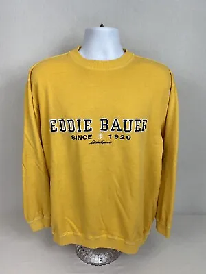Men’s Vintage Eddie Bauer Pullover Crewneck Sweatshirt Size Small • $24.99