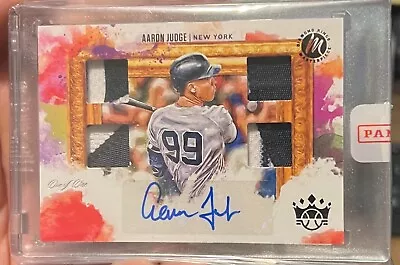 2020 Diamond Kings Aaron Judge Autograph Multi Patch Auto #1/1 • $198.50